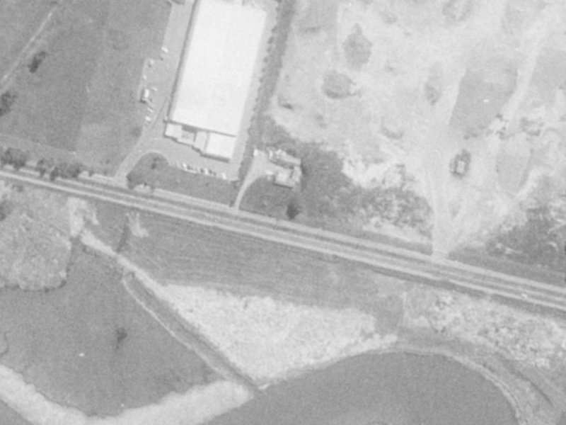 1005C Ferry Road from the air, 1975-1979