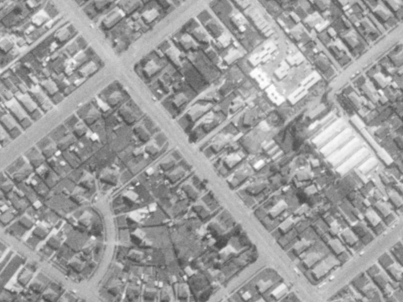 218 Lyttelton Street from the air, 1975-1979