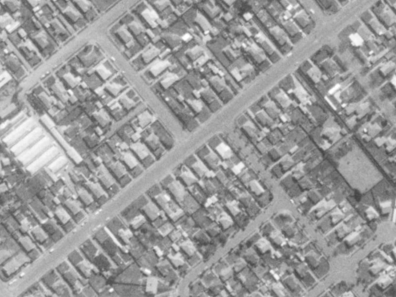 34 Wychbury Street from the air, 1975-1979