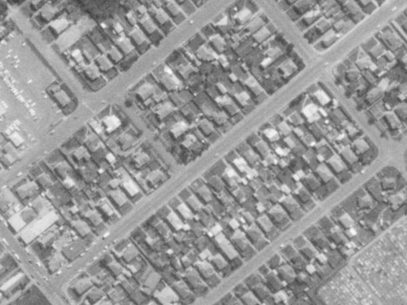 21 Milton Street from the air, 1975-1979