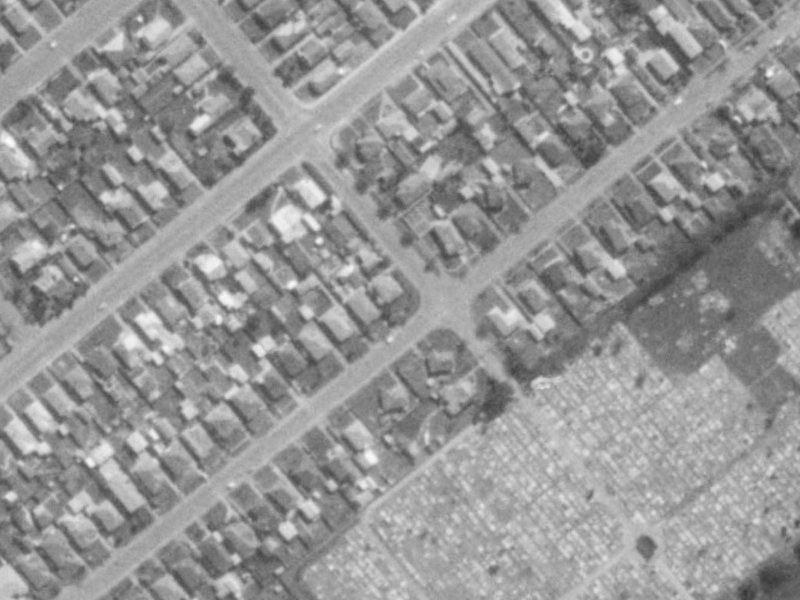 3 Simeon Street from the air, 1975-1979