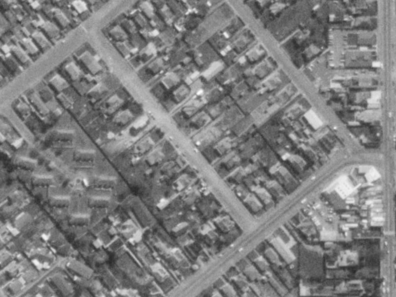 17 Baretta Street from the air, 1975-1979