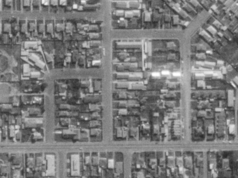 11A Seddon Street from the air, 1975-1979