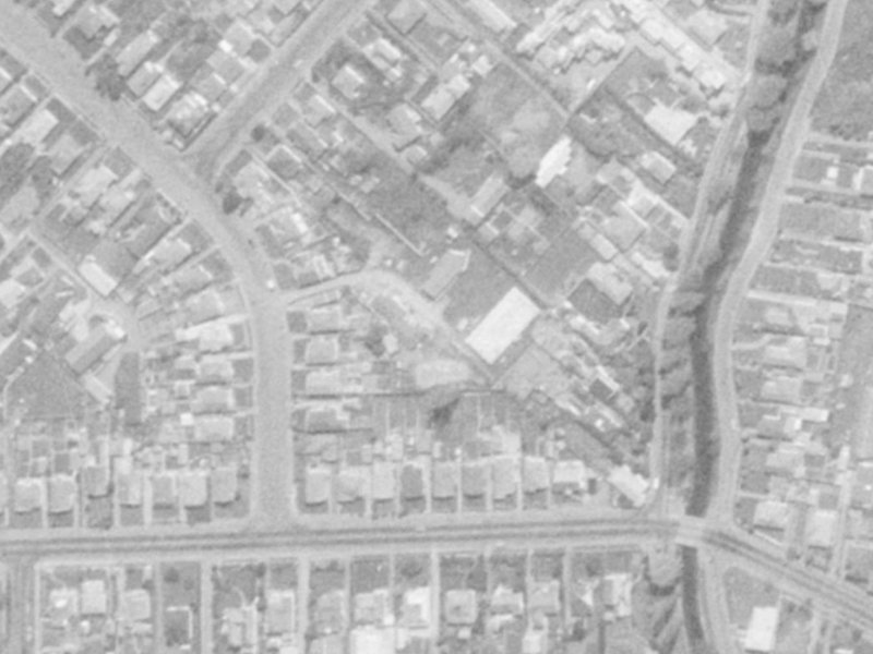 Redbridge Lane from the air, 1975-1979
