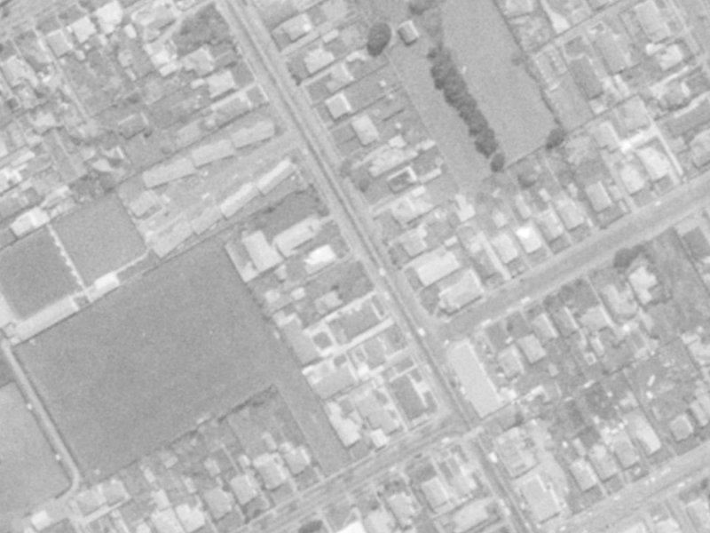 123A Wilsons Road South from the air, 1975-1979