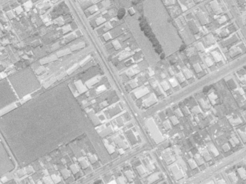 126 Wilsons Rd South from the air, 1975-1979