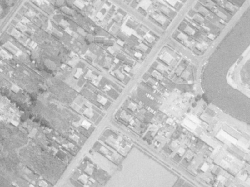 85 Bamford Street from the air, 1975-1979