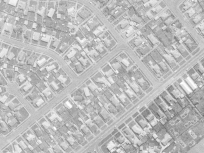 52 West-Watson Avenue from the air, 1975-1979