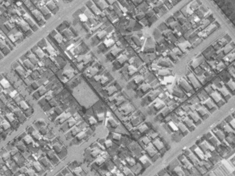 Therese Street from the air, 1975-1979