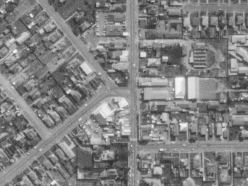 150 Somerfield Street from the air, 1975-1979