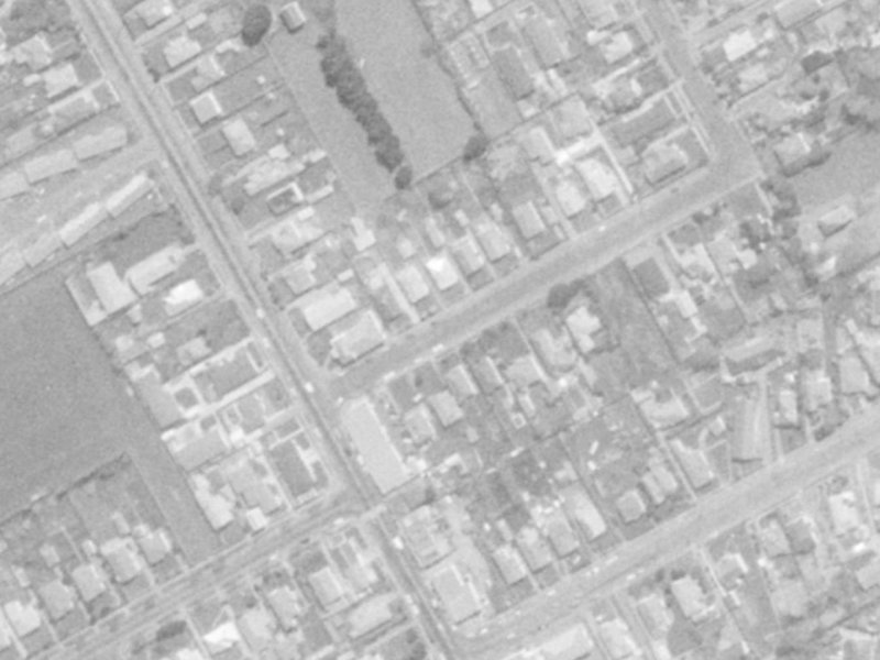 Wades Avenue from the air, 1975-1979