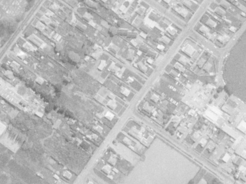 90 Bamford Street from the air, 1975-1979
