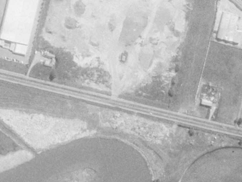 1005H Ferry Road from the air, 1975-1979