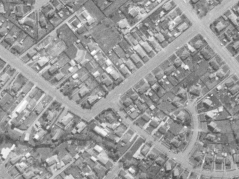 15B Cobham Street from the air, 1975-1979