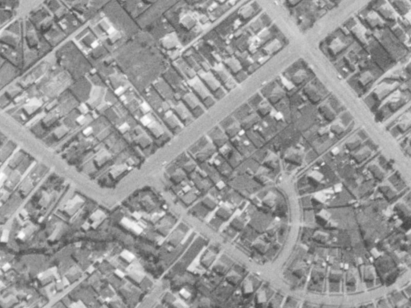 18 Cobham Street from the air, 1975-1979