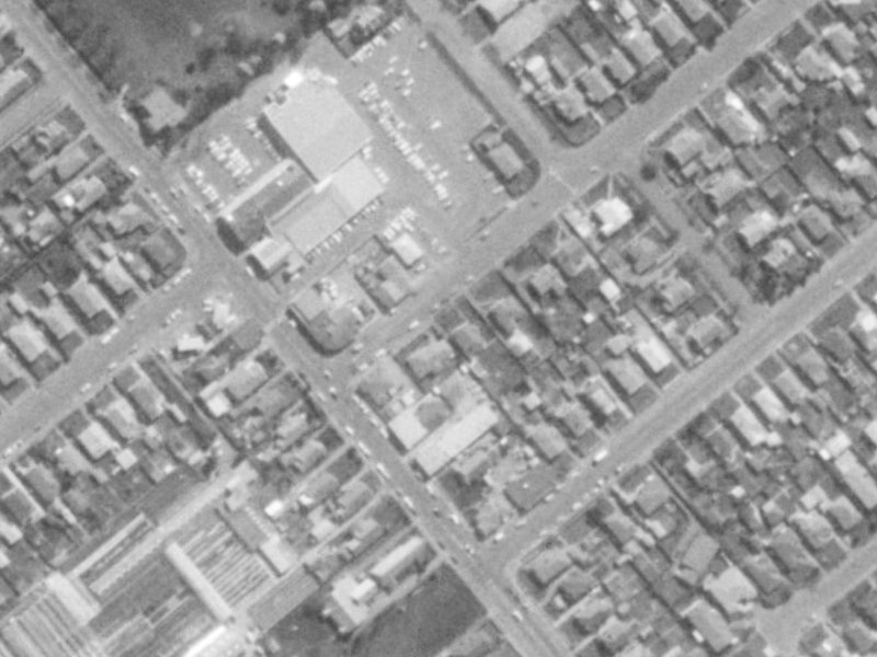 10A Athelstan Street from the air, 1975-1979