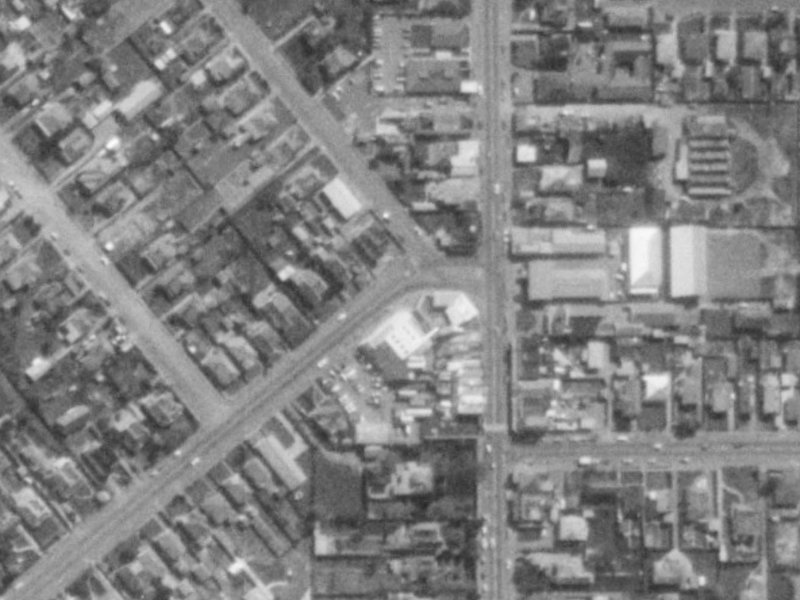148 Somerfield Street from the air, 1975-1979