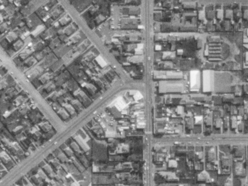 152 Somerfield Street from the air, 1975-1979