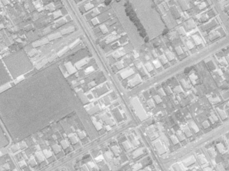 117 Wilsons Rd S from the air, 1975-1979