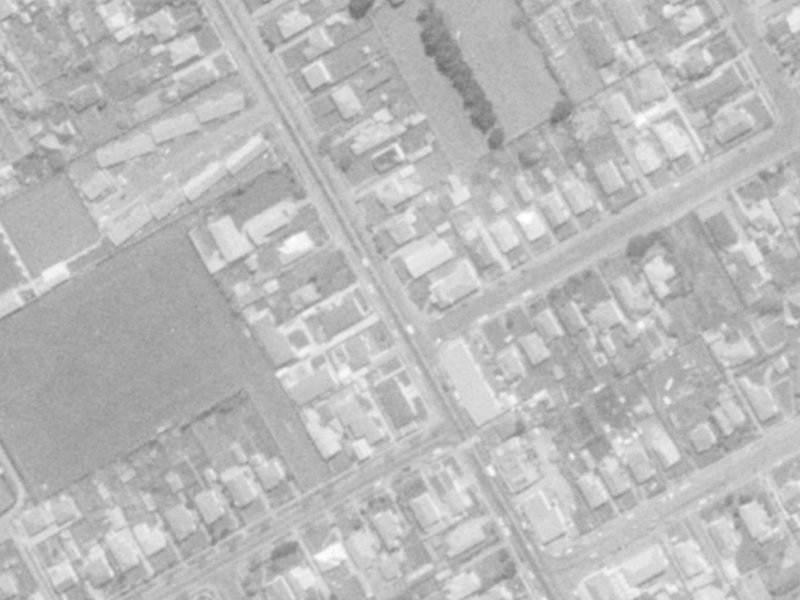 122 Wilsons Road from the air, 1975-1979