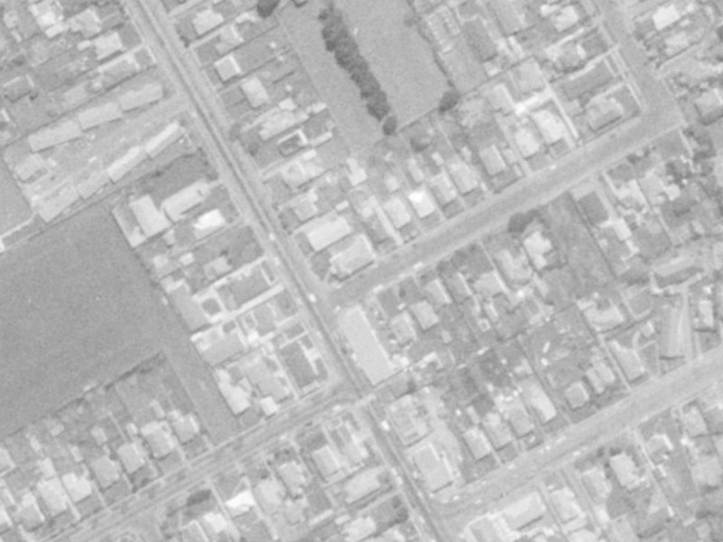 3 Wades Avenue from the air, 1975-1979
