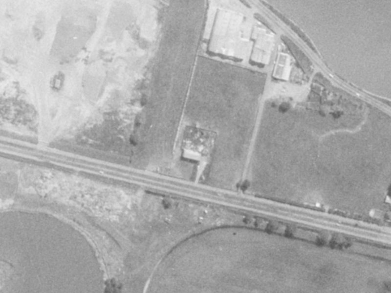 1025 Ferry Road from the air, 1975-1979