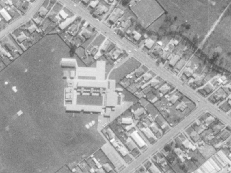 50 Hoon Hay Road from the air, 1975-1979