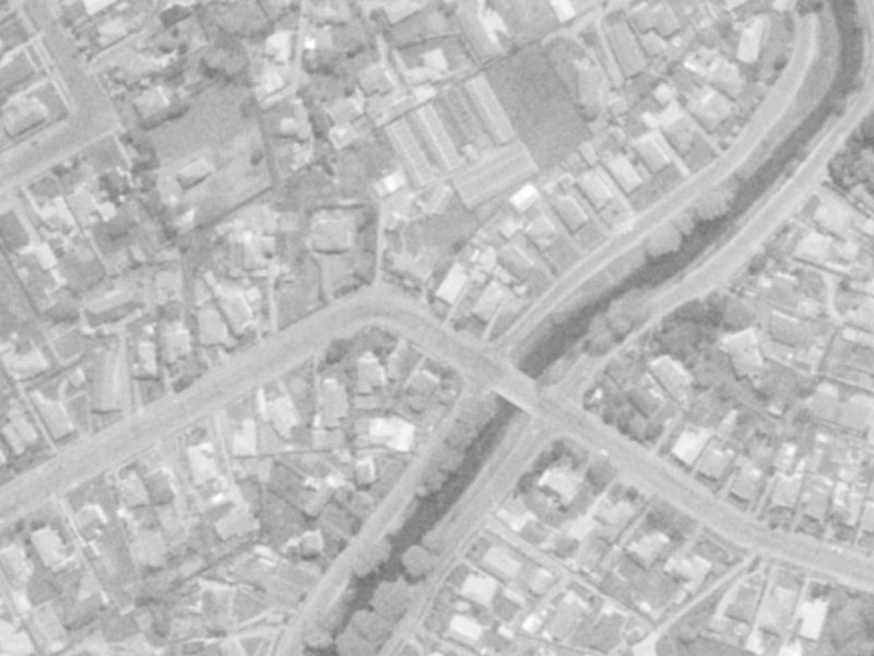 55 Beckford Road from the air, 1975-1979
