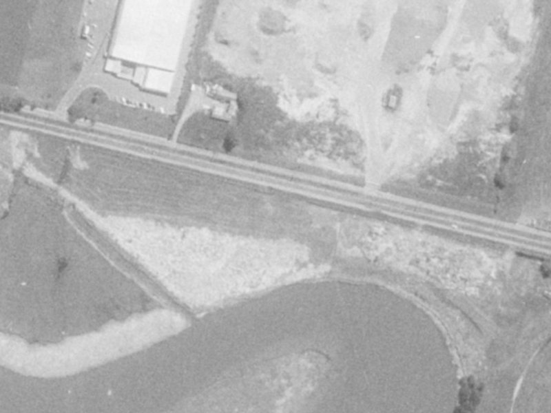 1004a Ferry Road from the air, 1975-1979