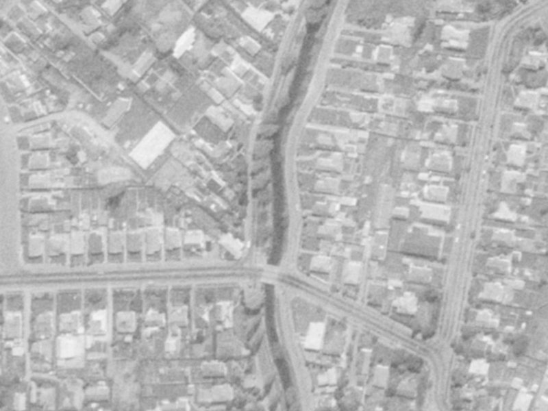 285 Eastern Terrace from the air, 1975-1979