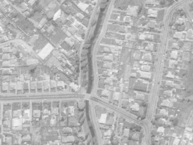 6 Riverlaw Terrace from the air, 1975-1979