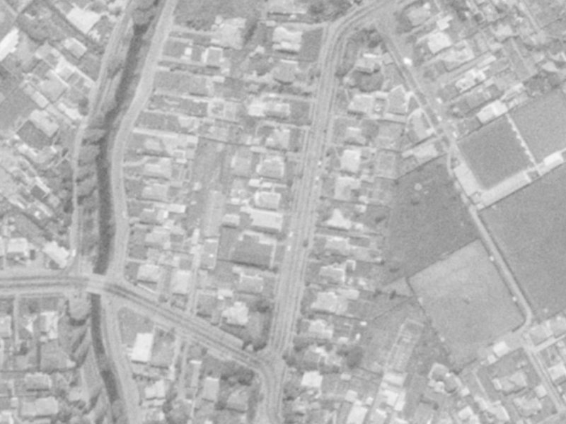 51 St Martins Road from the air, 1975-1979