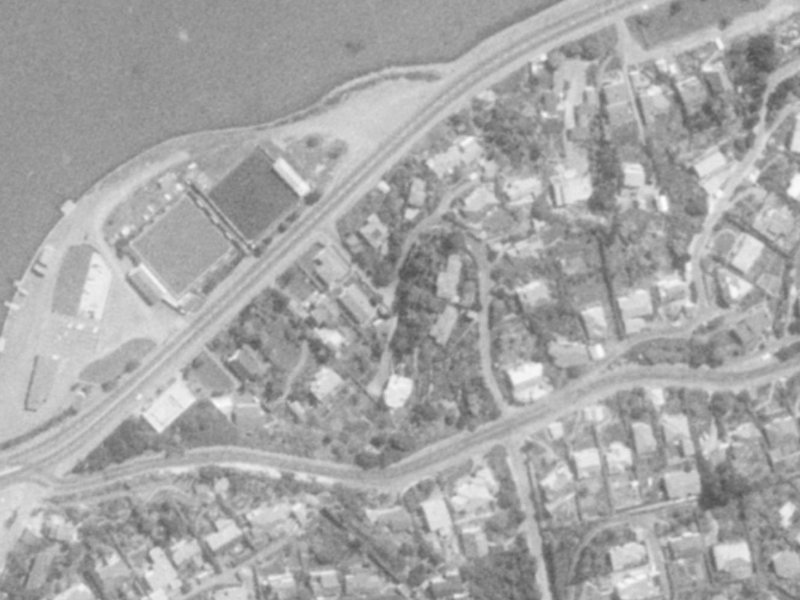 4A Te Awakura Terrace from the air, 1975-1979