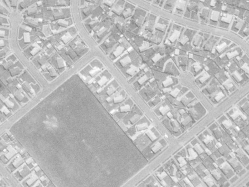 Harling Avenue from the air, 1975-1979