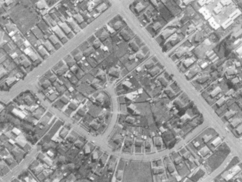 10 Gleig Place from the air, 1975-1979