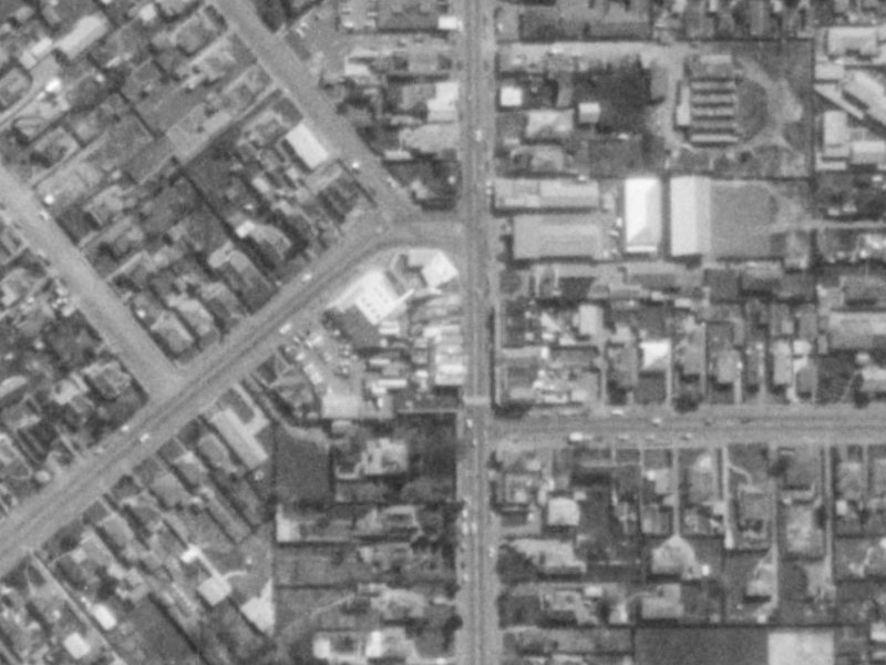 143B Colombo Street from the air, 1975-1979