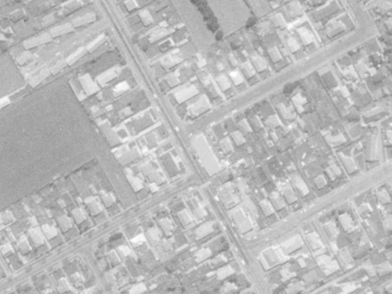120 Wilsons Rd S from the air, 1975-1979