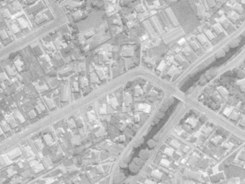 44 Beckford Road from the air, 1975-1979
