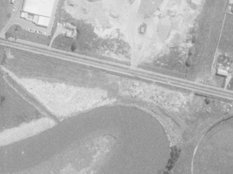 1004 Ferry Road from the air, 1975-1979
