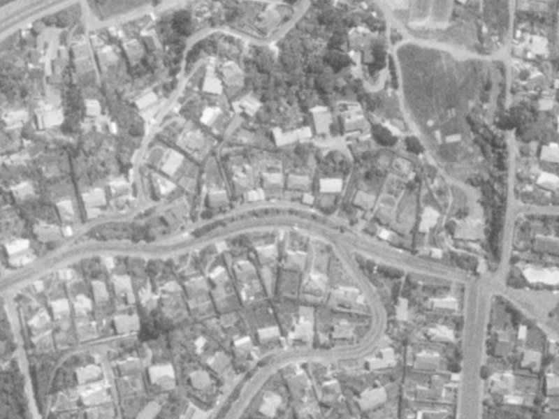 44 Saint Andrews Hill Road from the air, 1975-1979