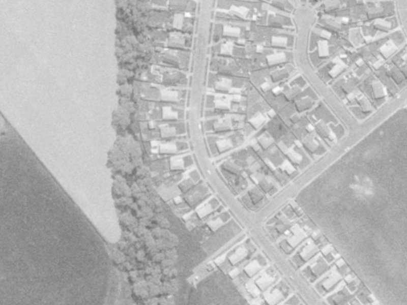 111 Warren Crescent from the air, 1975-1979