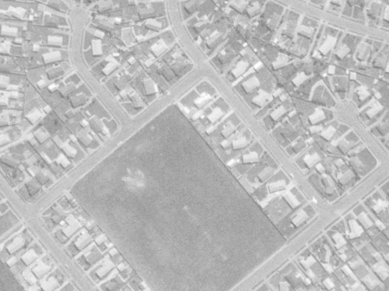 17 Harling Avenue from the air, 1975-1979