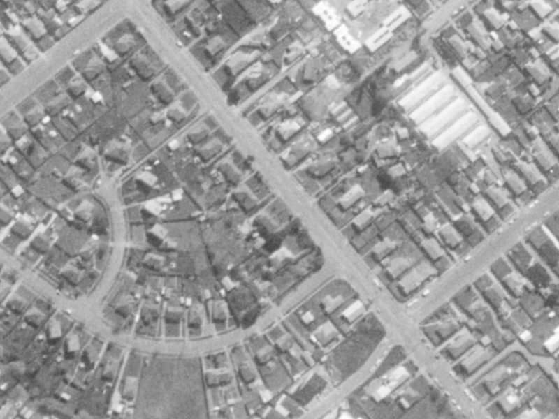 209 Lyttelton Street from the air, 1975-1979