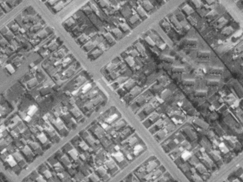 74 Selwyn Street from the air, 1975-1979