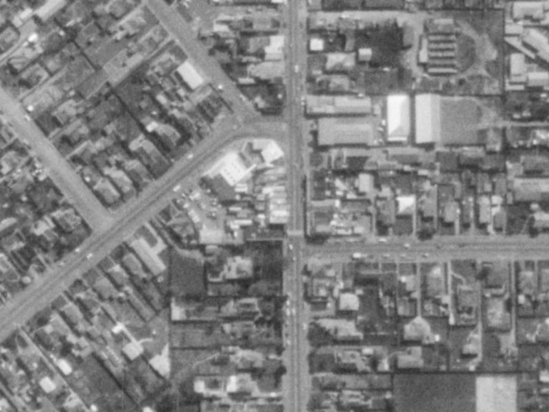 141A Colombo Street from the air, 1975-1979