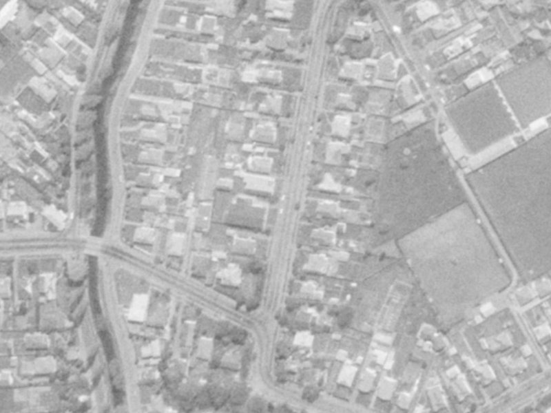 43 St Martins Road from the air, 1975-1979