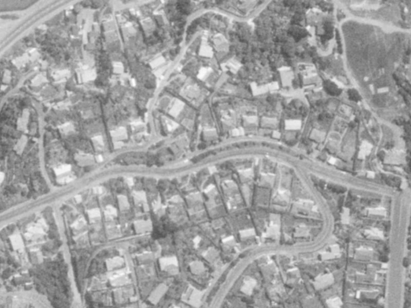 40 Saint Andrews Hill Road from the air, 1975-1979