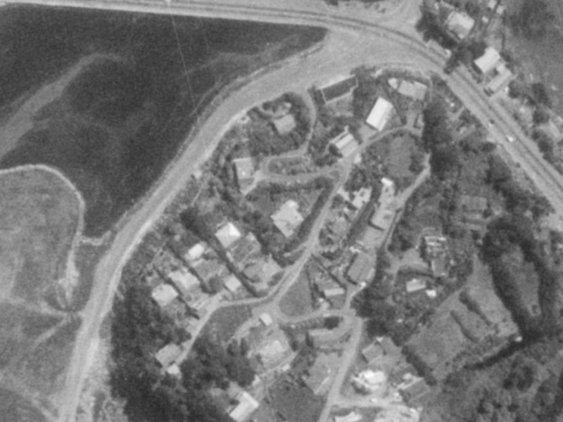 7 Balmoral Lane from the air, 1975-1979