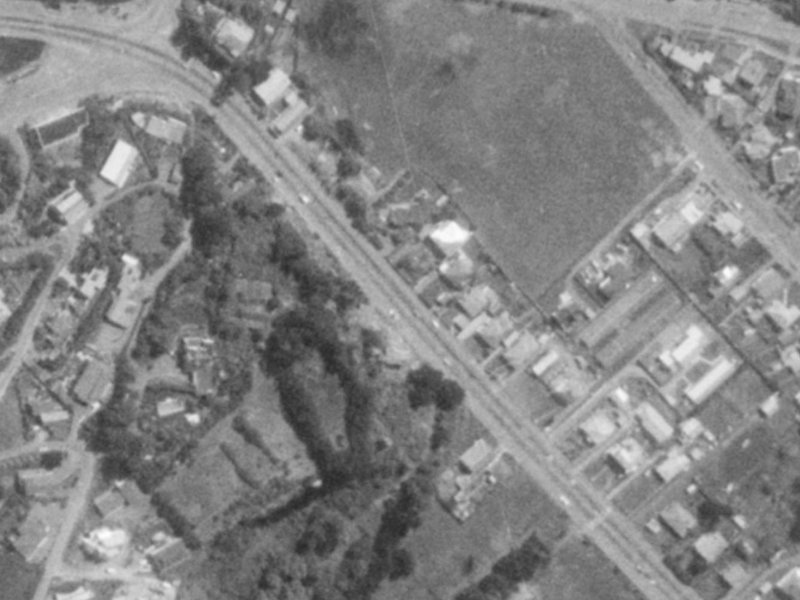 114 Main Road from the air, 1975-1979