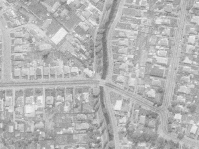 281 Eastern Terrace from the air, 1975-1979